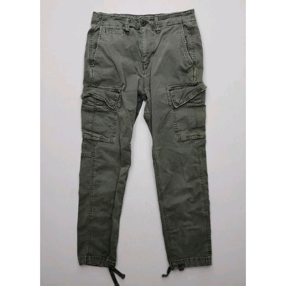 American Eagle‎ Slim Cargo Joggers  Men's 28x30 Tapered Flex (28x26) Green